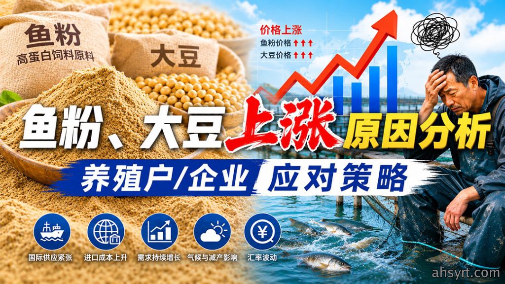 【饲料涨价】鱼粉、大豆上涨原因分析，养殖户/企业应对策略