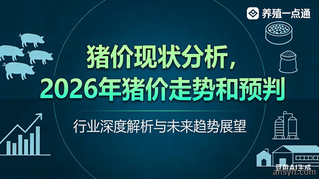 猪价现状分析与2026年走势预判