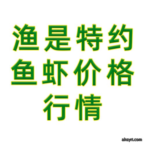 渔是特约鱼虾价格行情播报