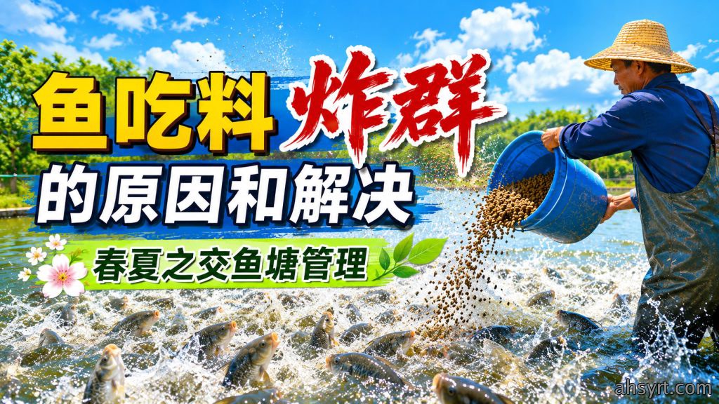 【鱼塘管理】鱼吃料炸群的原因和解决，春夏之交鱼塘管理
