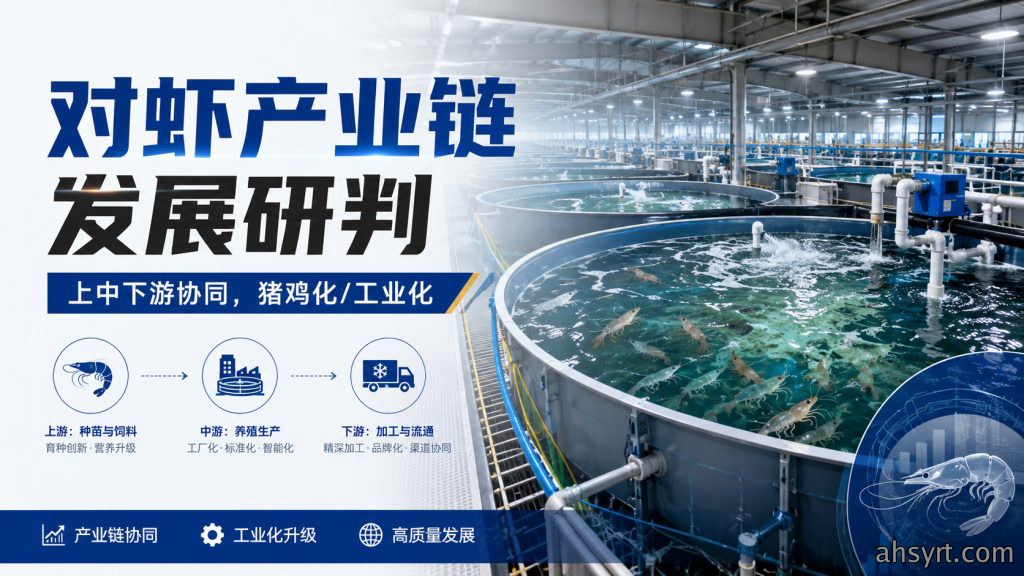 【对虾产业】对虾产业链发展研判，上中下游协同，猪鸡化/工业化